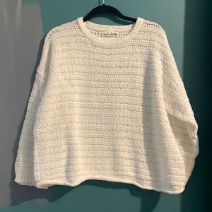 Wol hide white sweater